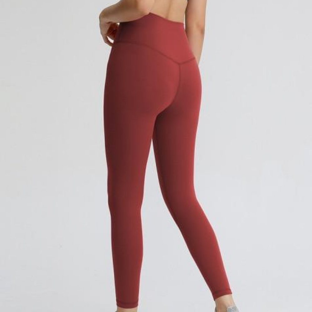 Women Soft Naked Athletic Fitness Leggings Solanum